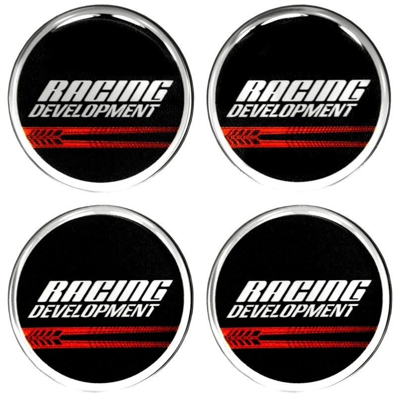 Iškilūs lipdukai ratlankių dangteliams „Racing Development“